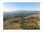 Drone air view of the town and Val d'Orcia by Anonymous