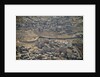 Aeriel view of the wall dividing Israel from the West Bank to prevent terror attacks by Anonymous