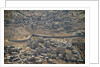 Aeriel view of the wall dividing Israel from the West Bank to prevent terror attacks by Anonymous