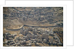 Aeriel view of the wall dividing Israel from the West Bank to prevent terror attacks by Anonymous