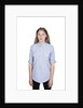 Portrait of teenage girl (16-17) on white background by Anonymous