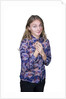Portrait of teenage girl (16-17) on white background by Anonymous