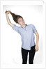 Woman pulling hair by Anonymous