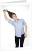 Woman pulling hair by Anonymous