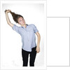 Woman pulling hair by Anonymous