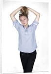Woman pulling hair by Anonymous