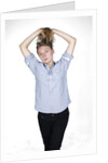 Woman pulling hair by Anonymous