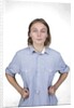 Woman with hands on hips by Anonymous