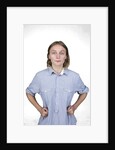 Woman with hands on hips by Anonymous