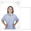 Woman with hands on hips by Anonymous