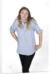 Woman with hands on hips by Anonymous