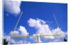 Football Goal Posts Against Sky by Anonymous