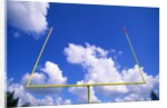 Football Goal Posts Against Sky by Anonymous