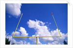 Football Goal Posts Against Sky by Anonymous
