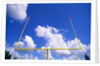 Football Goal Posts Against Sky by Anonymous