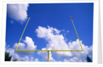 Football Goal Posts Against Sky by Anonymous