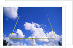 Football Goal Posts Against Sky by Anonymous