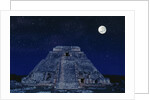Pyramid of the Magician at Night by Anonymous