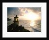 Lighthouse Overlooking Sunset by Anonymous