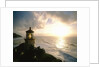 Lighthouse Overlooking Sunset by Anonymous