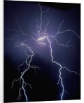 Lightning at Night by Anonymous