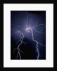 Lightning at Night by Anonymous