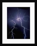 Lightning at Night by Anonymous