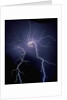 Lightning at Night by Anonymous