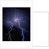 Lightning at Night by Anonymous