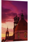 Exterior View of the Church of Guadalupe at Sunset by Anonymous