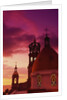 Exterior View of the Church of Guadalupe at Sunset by Anonymous