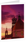 Exterior View of the Church of Guadalupe at Sunset by Anonymous