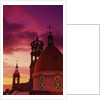 Exterior View of the Church of Guadalupe at Sunset by Anonymous