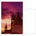 Exterior View of the Church of Guadalupe at Sunset by Anonymous