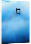 Golden Gate Bridge in Fog by Anonymous