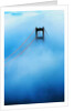 Golden Gate Bridge in Fog by Anonymous