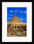 Tombs Near Pyramid of Khafre by Anonymous