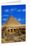 Tombs Near Pyramid of Khafre by Anonymous