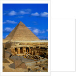 Tombs Near Pyramid of Khafre by Anonymous