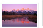 Snow-Capped Mountains at Daybreak by Anonymous