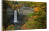 Waterfall Amongst Autumn Foliage by Anonymous
