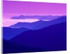 Great Smoky Mountains Under a Purple Sky by Anonymous