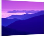 Great Smoky Mountains Under a Purple Sky by Anonymous