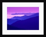 Great Smoky Mountains Under a Purple Sky by Anonymous