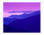 Great Smoky Mountains Under a Purple Sky by Anonymous