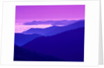 Great Smoky Mountains Under a Purple Sky by Anonymous