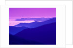 Great Smoky Mountains Under a Purple Sky by Anonymous