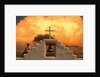 Church Bell and Cross at Twilight by Anonymous
