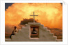 Church Bell and Cross at Twilight by Anonymous