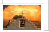 Church Bell and Cross at Twilight by Anonymous